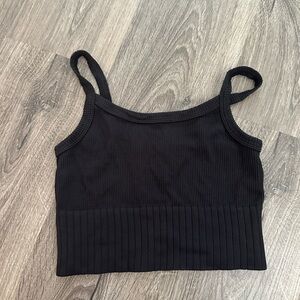 Nikibiki black seamless tank